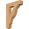 Ekena Millwork Funston Craftsman Smooth Bracket, Western Red Cedar, 5 1/2"W x 28"D x 36"H BKT06X28X36FST04SWR - alternate 1